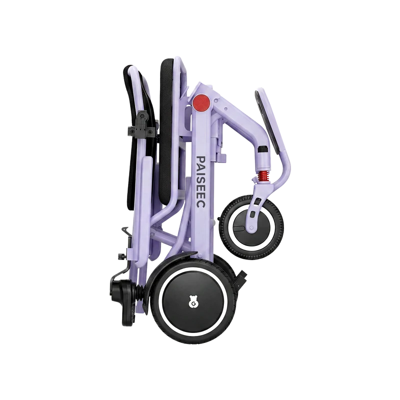 Paiseec Lightweight Electric Wheelchair Q3 Lavender