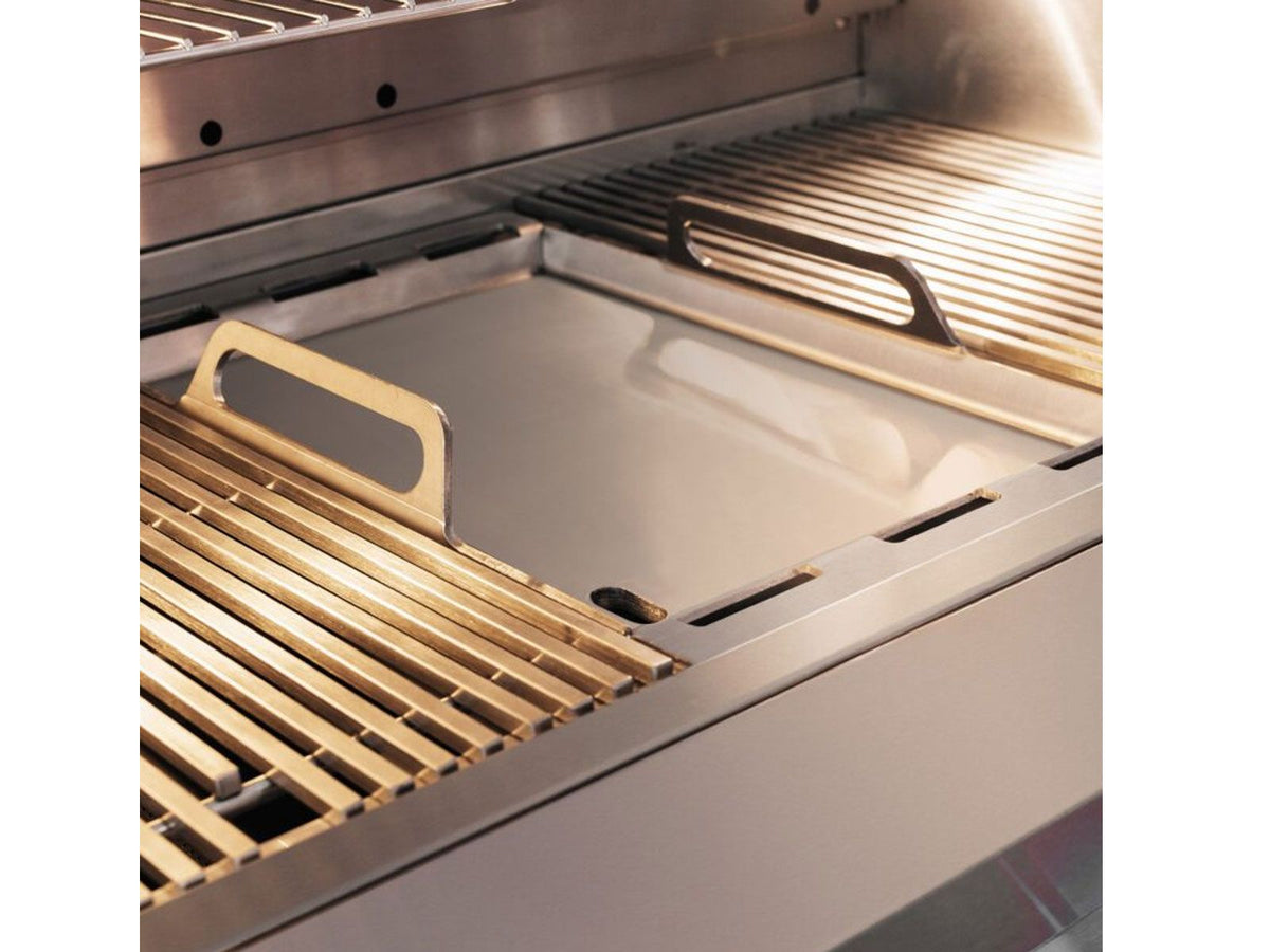 Summerset Quest 42-Inch 4 Burner Freestanding Gas Grill with Rear Infrared Burner, Rotisserie Kit & Drop-In Griddle Plate