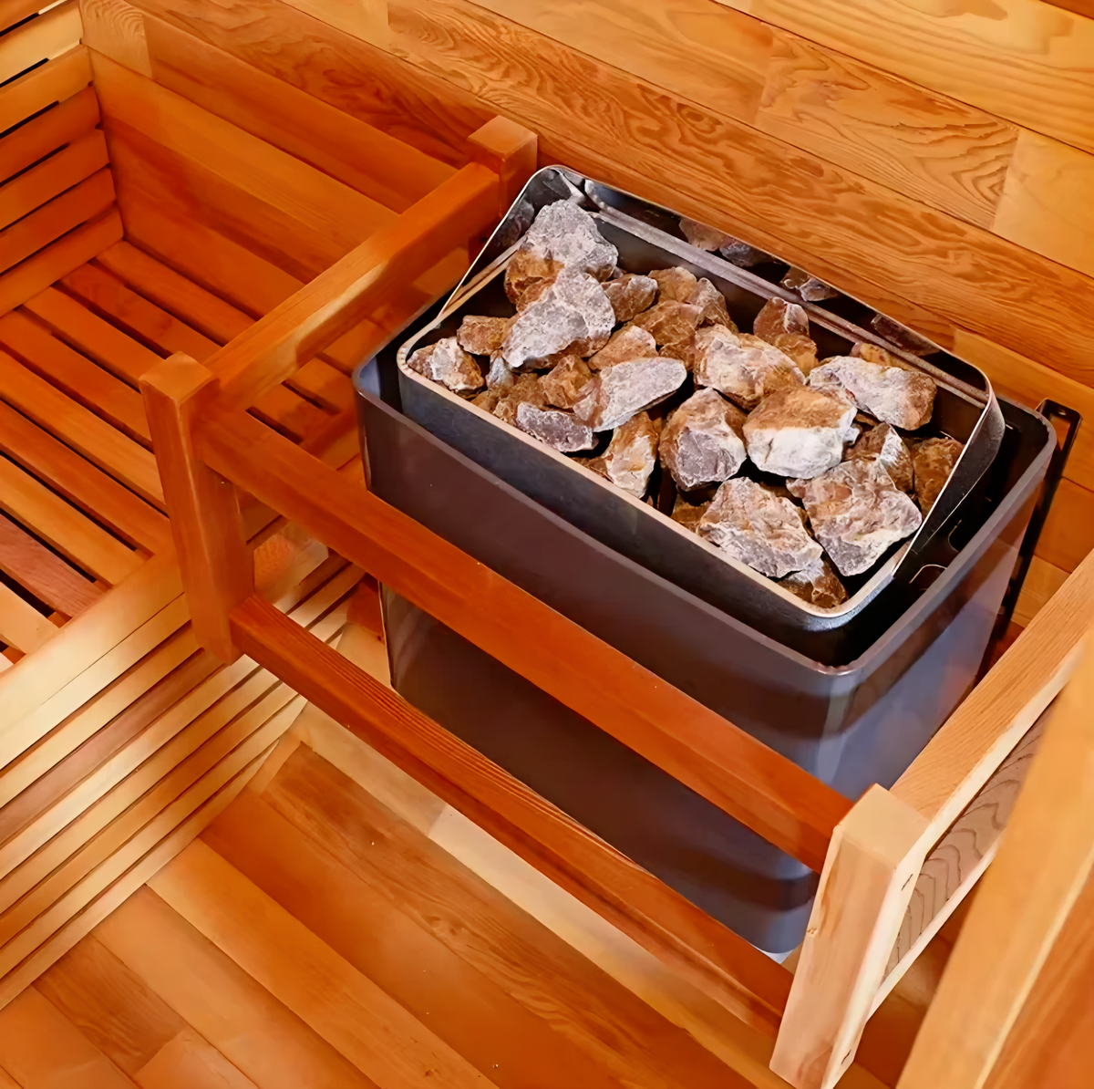 4-Person Hemlock Wood Sauna – Indoor Home Sauna Room