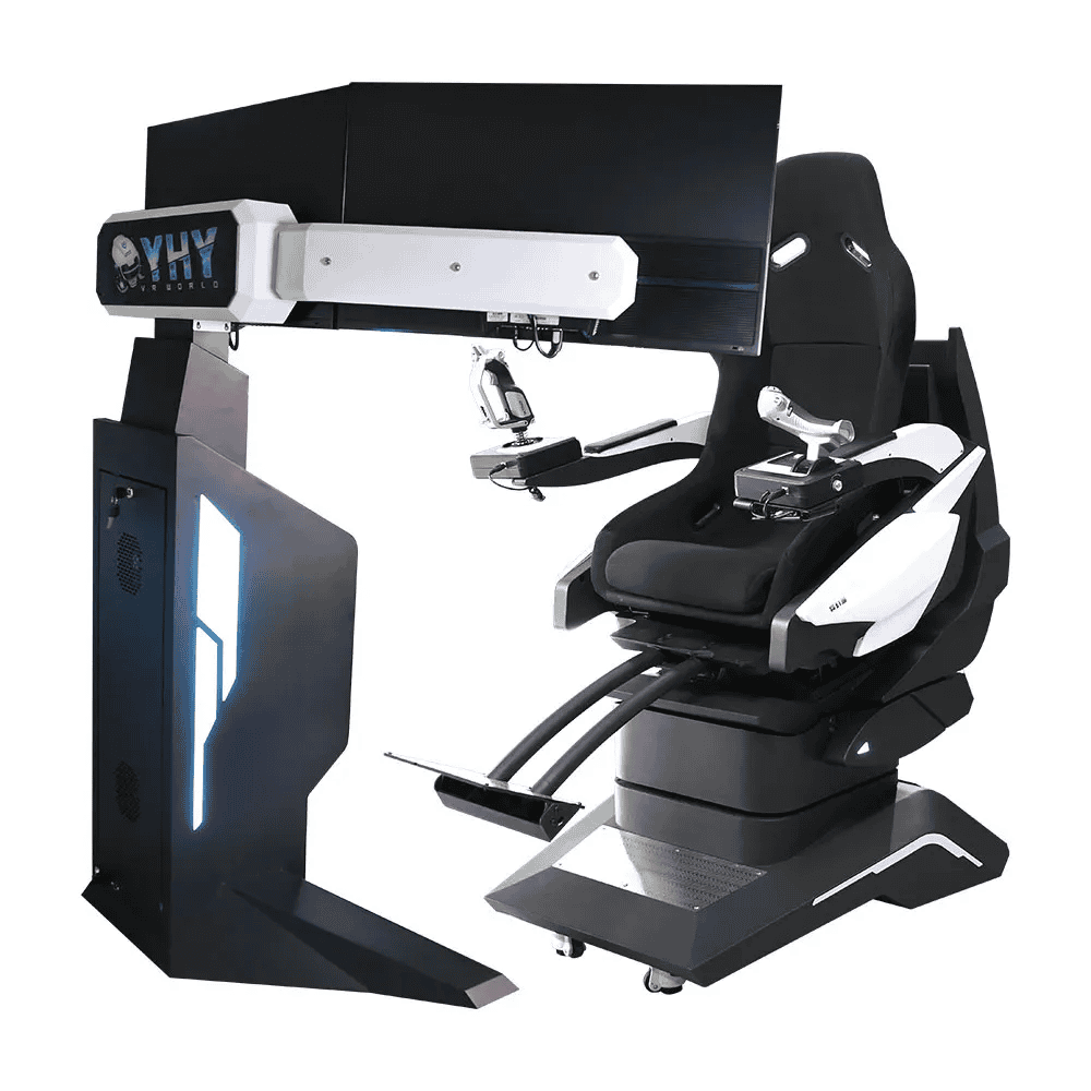 9D Virtual Reality Racing & Flight Simulator Game