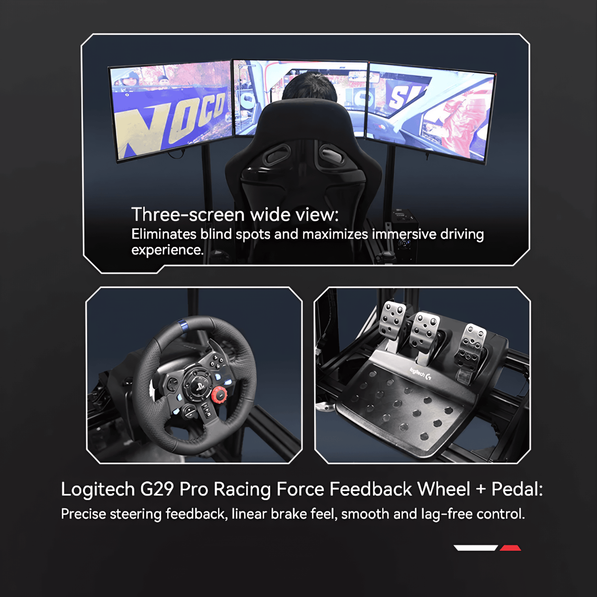 Full-Motion Racing Simulator – Interactive Driving & Racing System