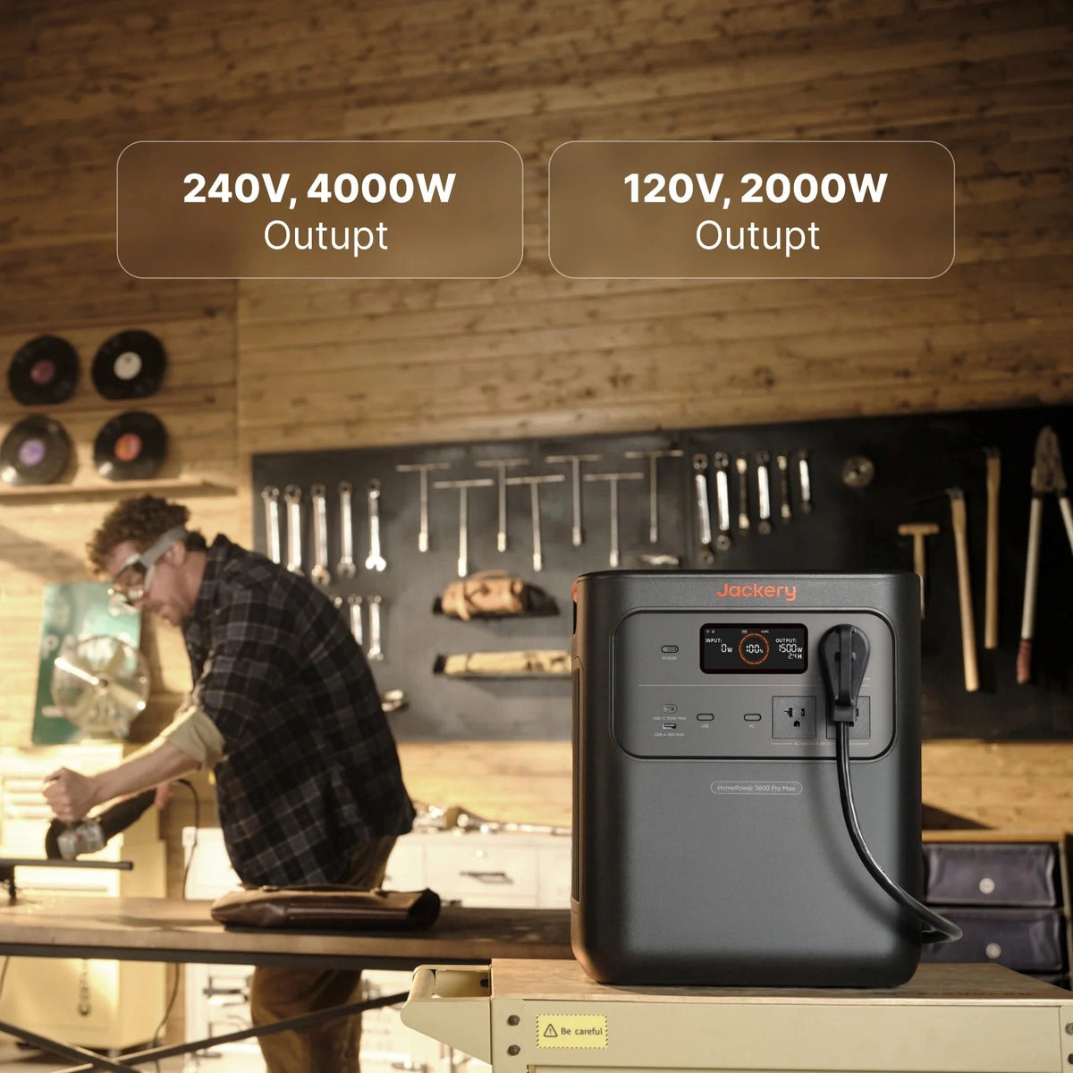 Jackery HomePower 3600 Pro Max Portable Power Station – 3584Wh LiFePO₄ Battery, 4000W Output