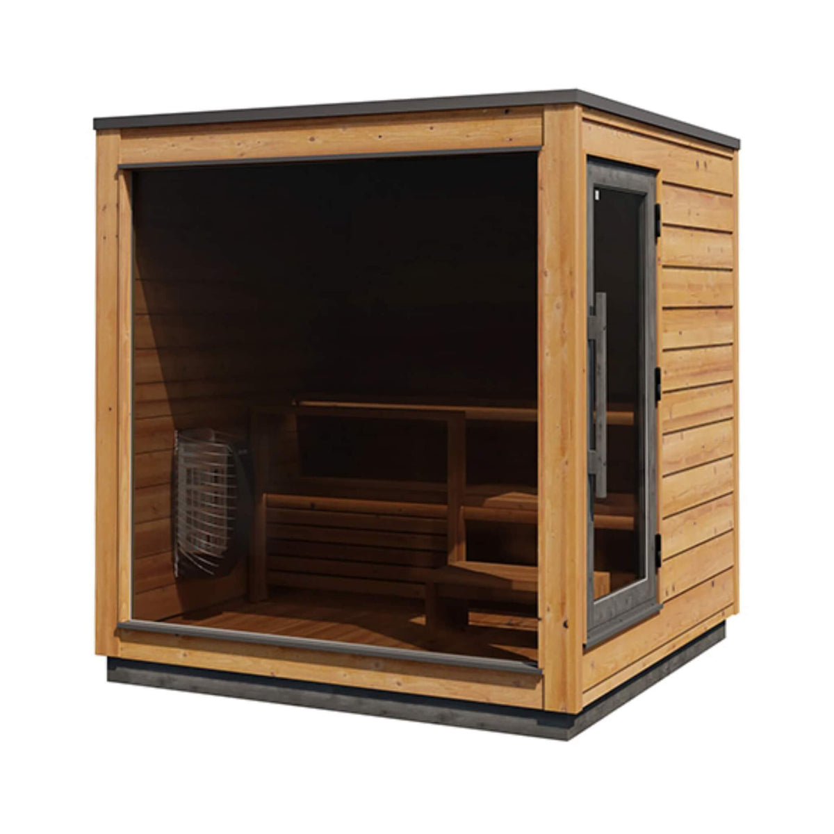 Nordic Dawn 4-Person Fully-Assembled Outdoor Sauna Cabin