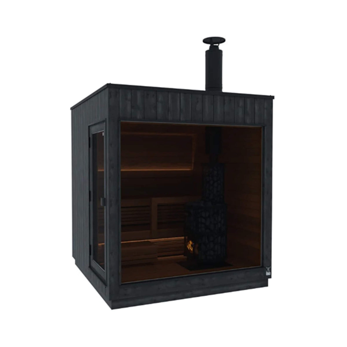 Nordic Misty 2-5 Person Fully-Assembled Outdoor Modular Sauna Cabin