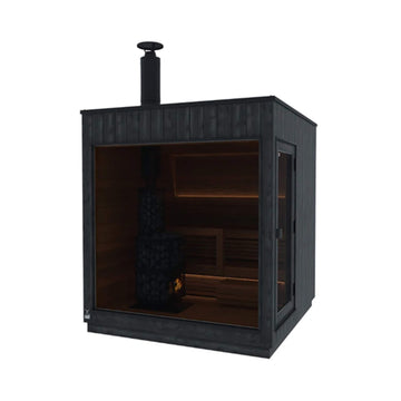 Nordic Misty 2-5 Person Fully-Assembled Outdoor Modular Sauna Cabin