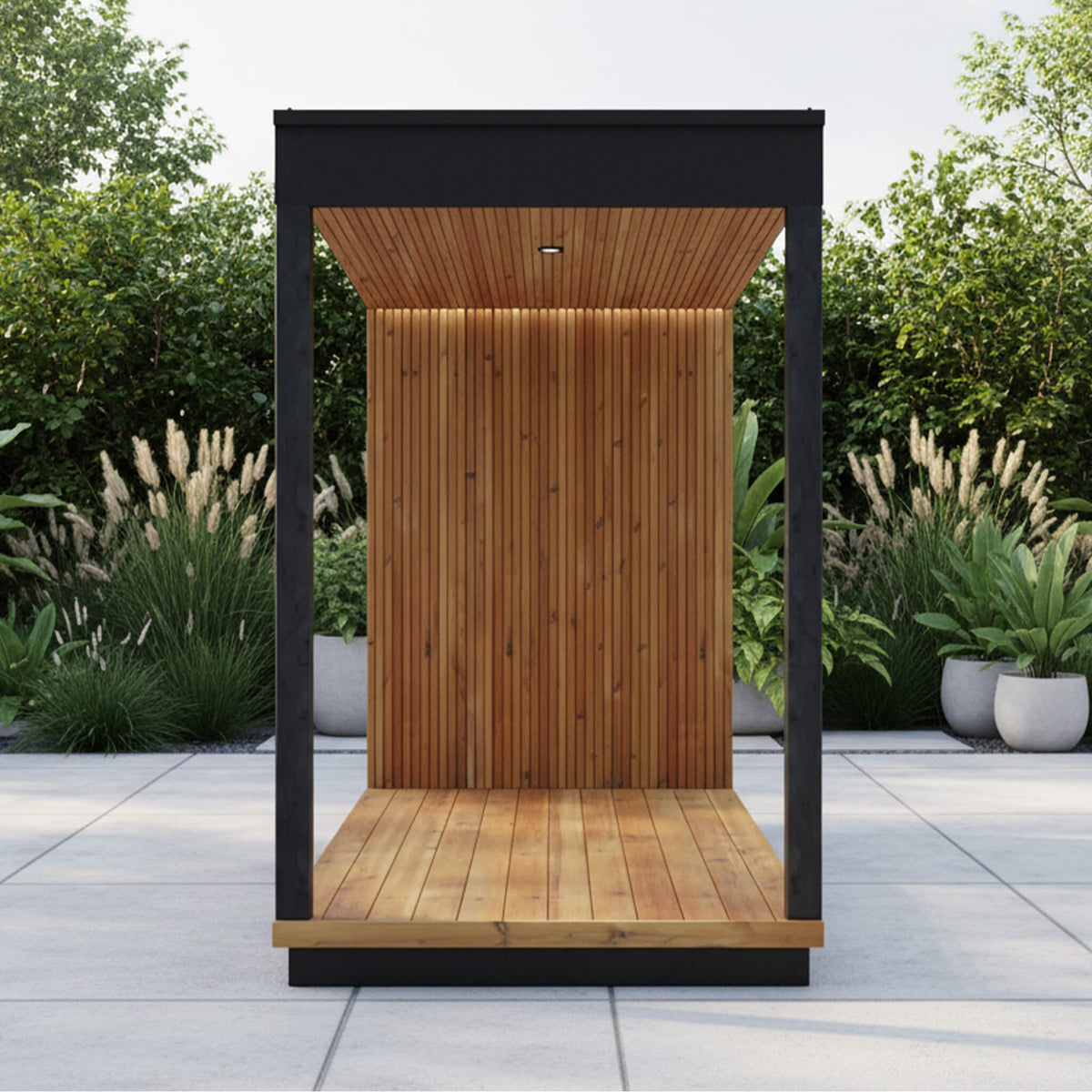 Nordic Misty Outdoor Fully-Assembled Wood Terrace