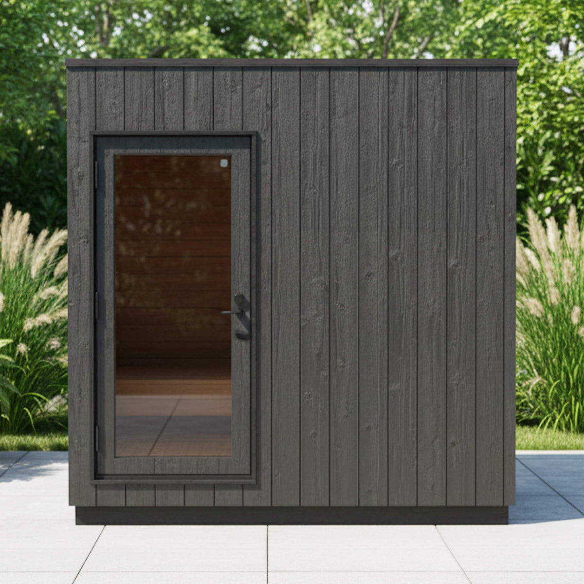 Nordic Misty Outdoor Changing Room with Single Entrance