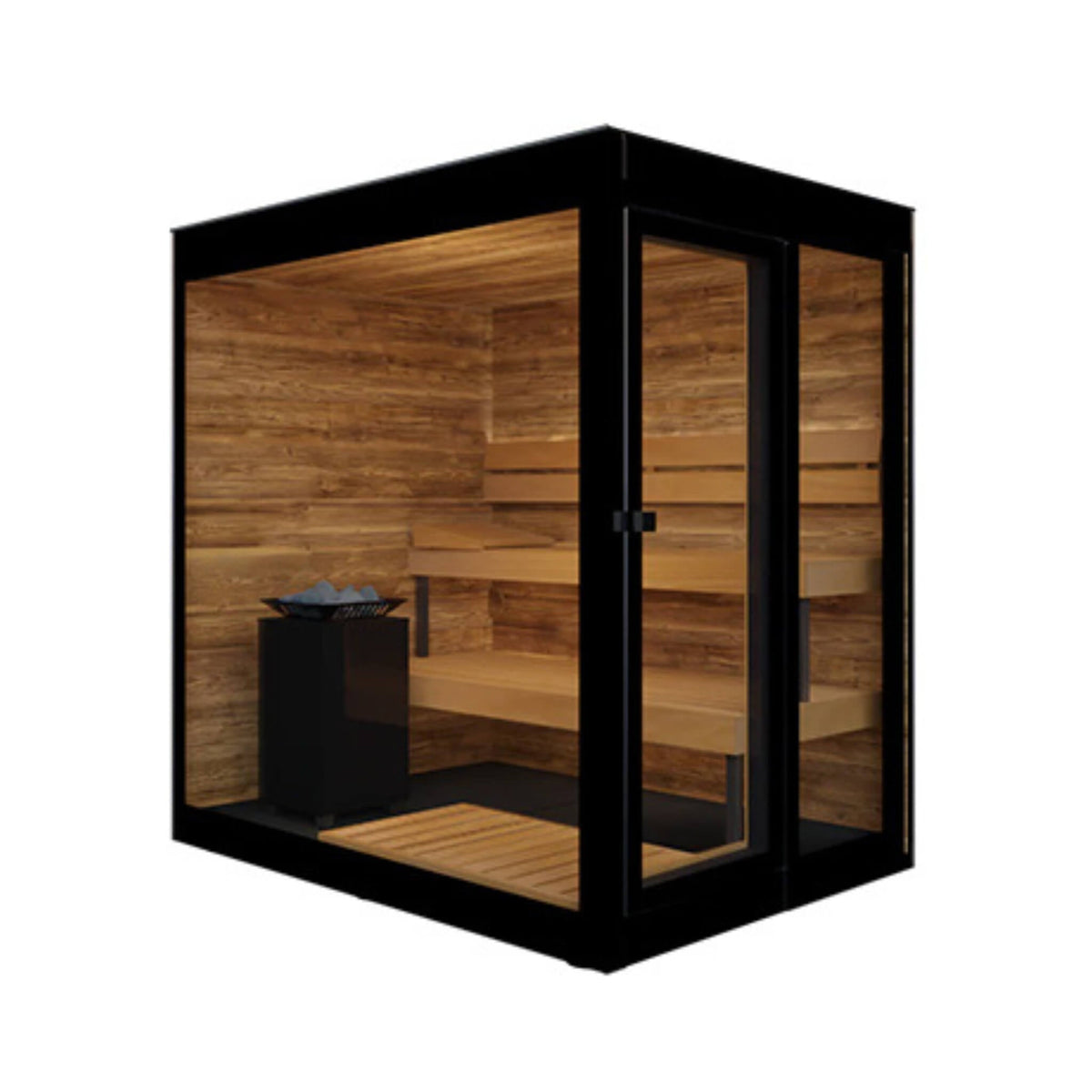 Vera 3-Person Fully-Assembled Outdoor Sauna Cabin