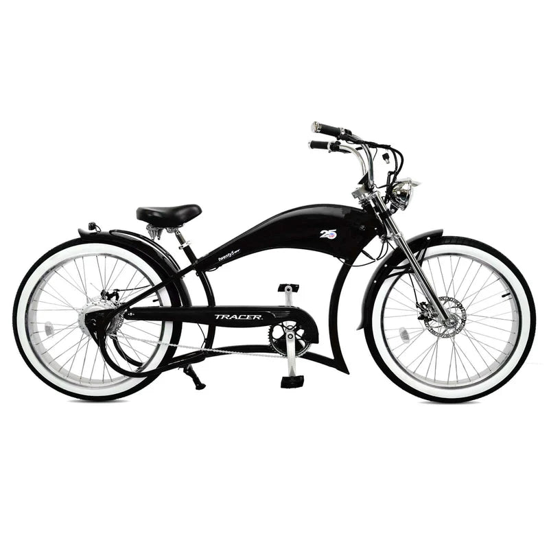 Twenty5 GT 500W 26" Motorcycle-Style Stretch Chopper E-Bike