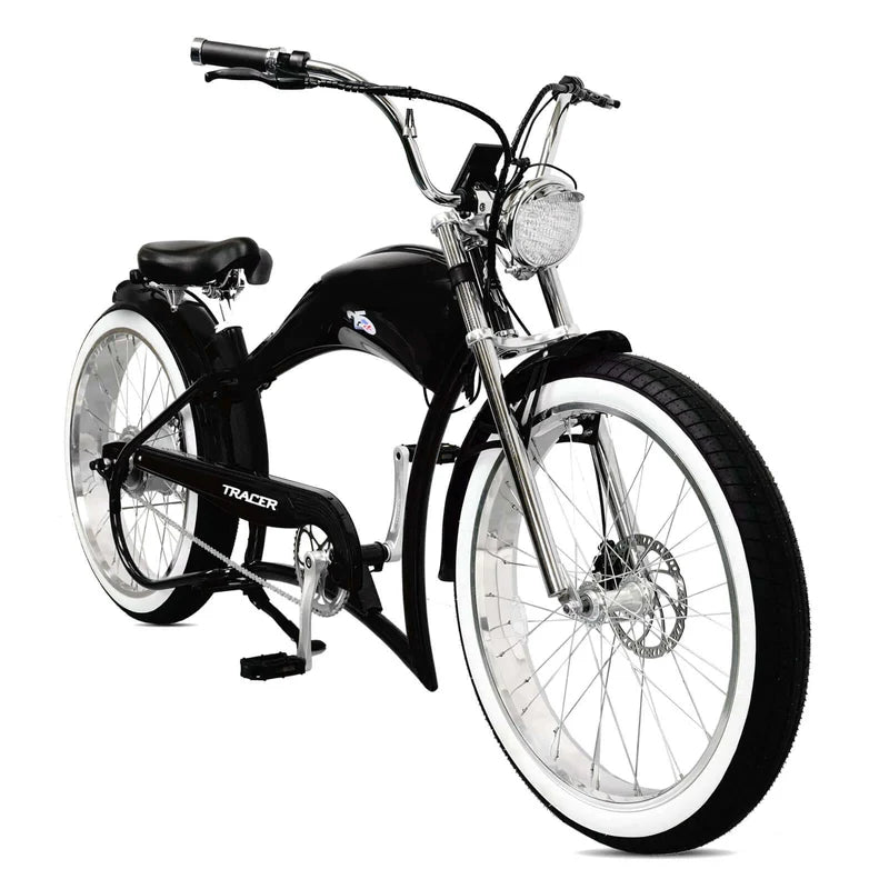 Twenty5 GT 500W 26" Motorcycle-Style Stretch Chopper E-Bike