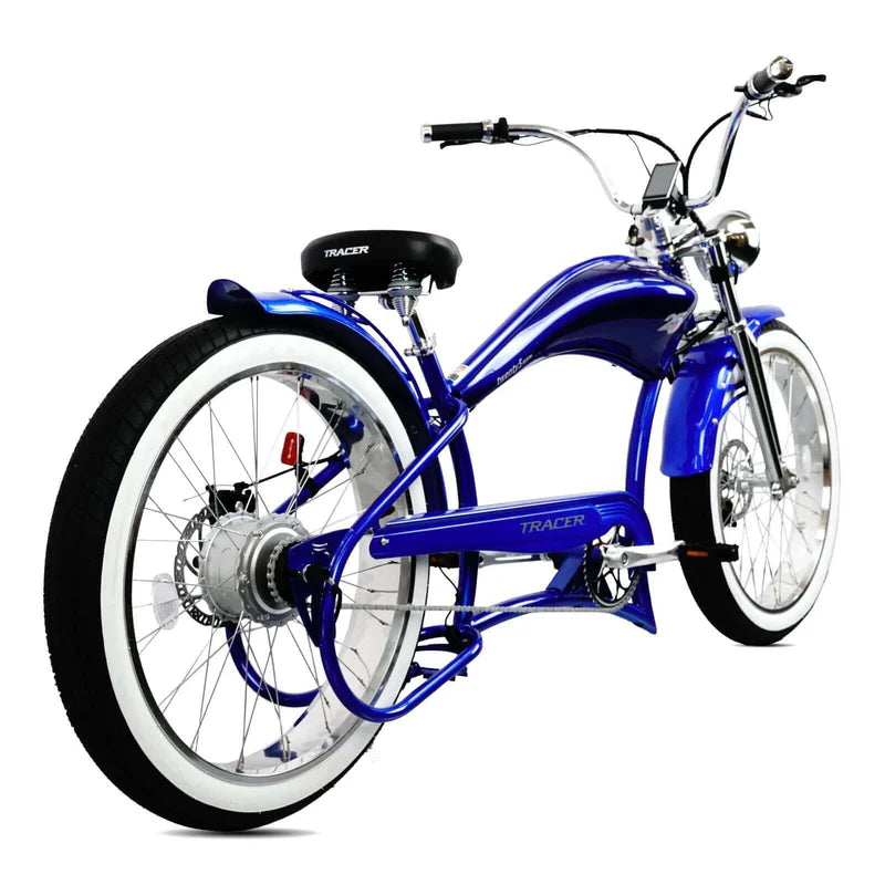Twenty5 GTS 500W 26" Motorcycle-Style Stretch Chopper E-Bike