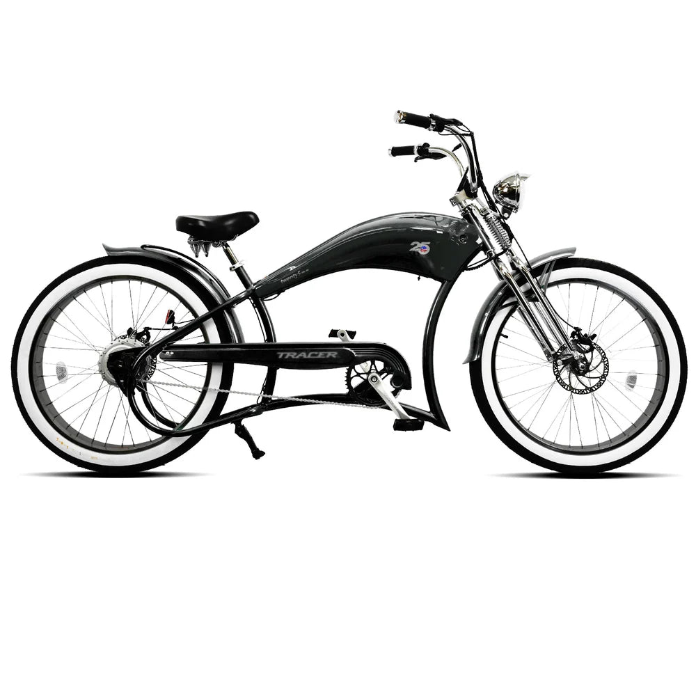 Twenty5 DS 500W 26" Motorcycle-Style Stretch Chopper E-Bike
