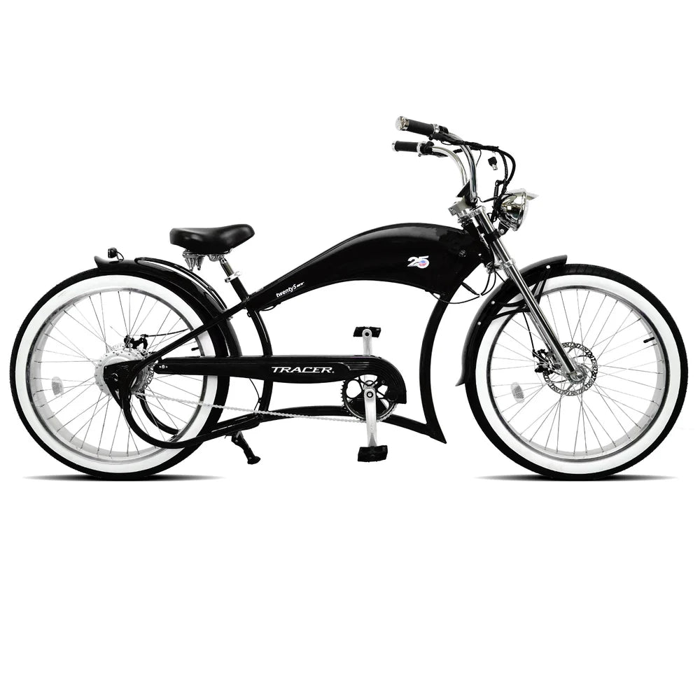 Twenty5 GT 500W 26" Motorcycle-Style Stretch Chopper E-Bike
