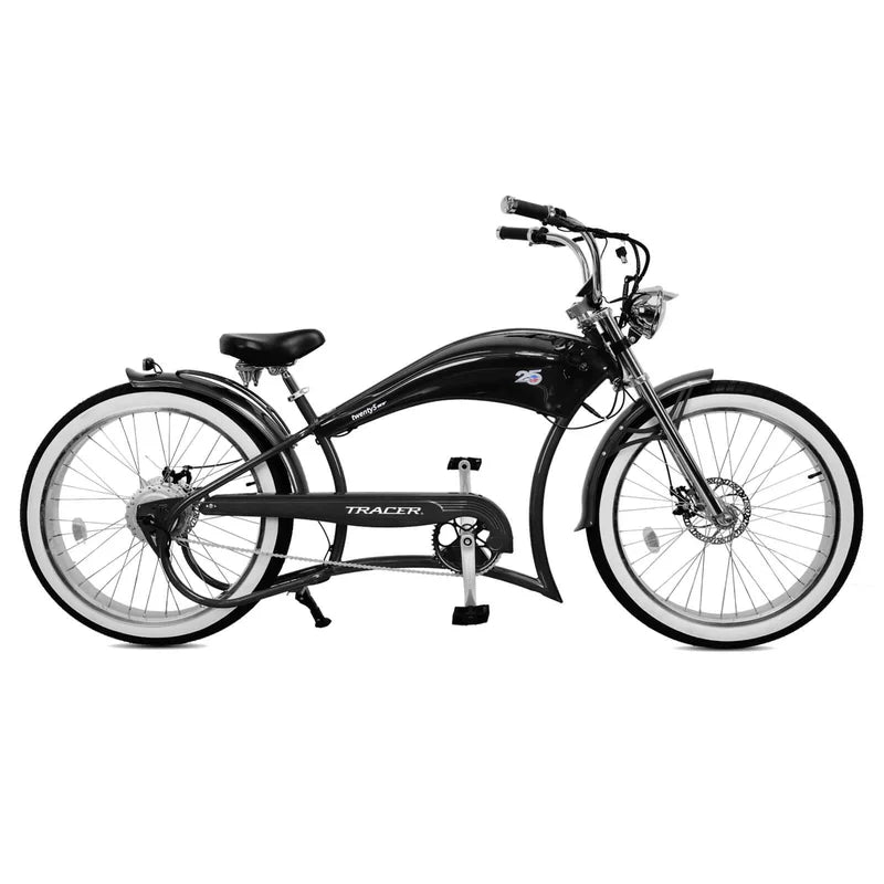 Twenty5 GT 500W 26" Motorcycle-Style Stretch Chopper E-Bike