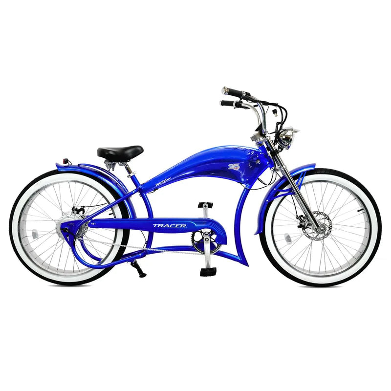 Twenty5 GT 500W 26" Motorcycle-Style Stretch Chopper E-Bike
