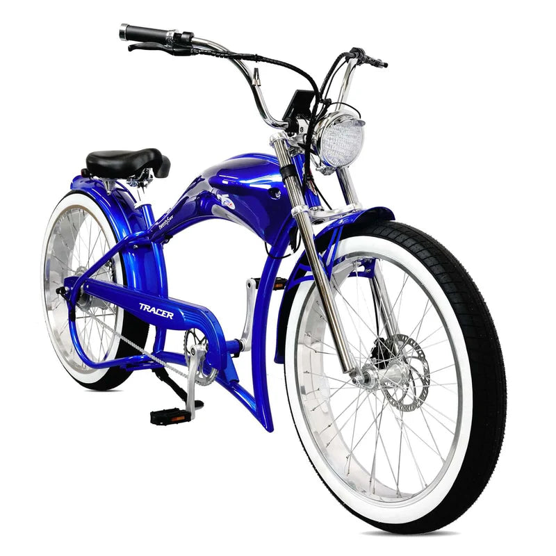 Twenty5 GT 500W 26" Motorcycle-Style Stretch Chopper E-Bike