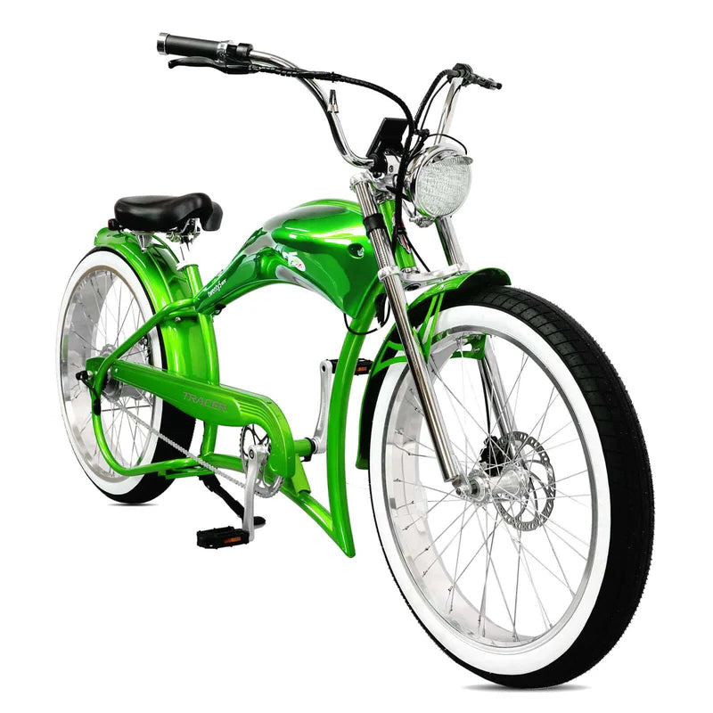 Twenty5 GT 500W 26" Motorcycle-Style Stretch Chopper E-Bike