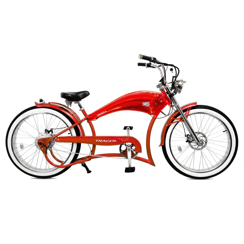 Twenty5 GT 500W 26" Motorcycle-Style Stretch Chopper E-Bike