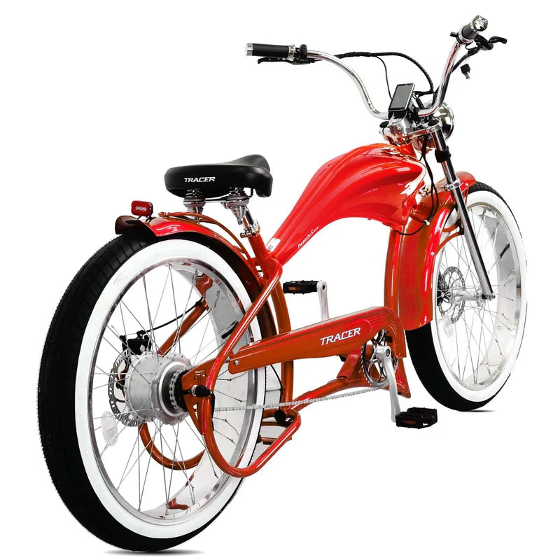 Twenty5 GT 500W 26" Motorcycle-Style Stretch Chopper E-Bike