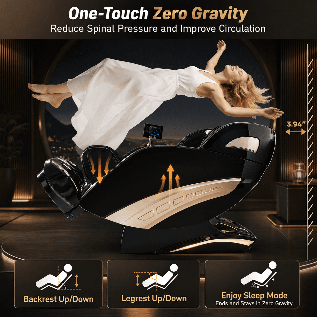 Kollecktiv 202 Zero Gravity 4D Massage Chair